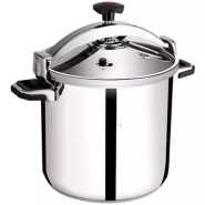 Regina 30L Pressure Cooker Saucepan Cookware Pot - Silver.