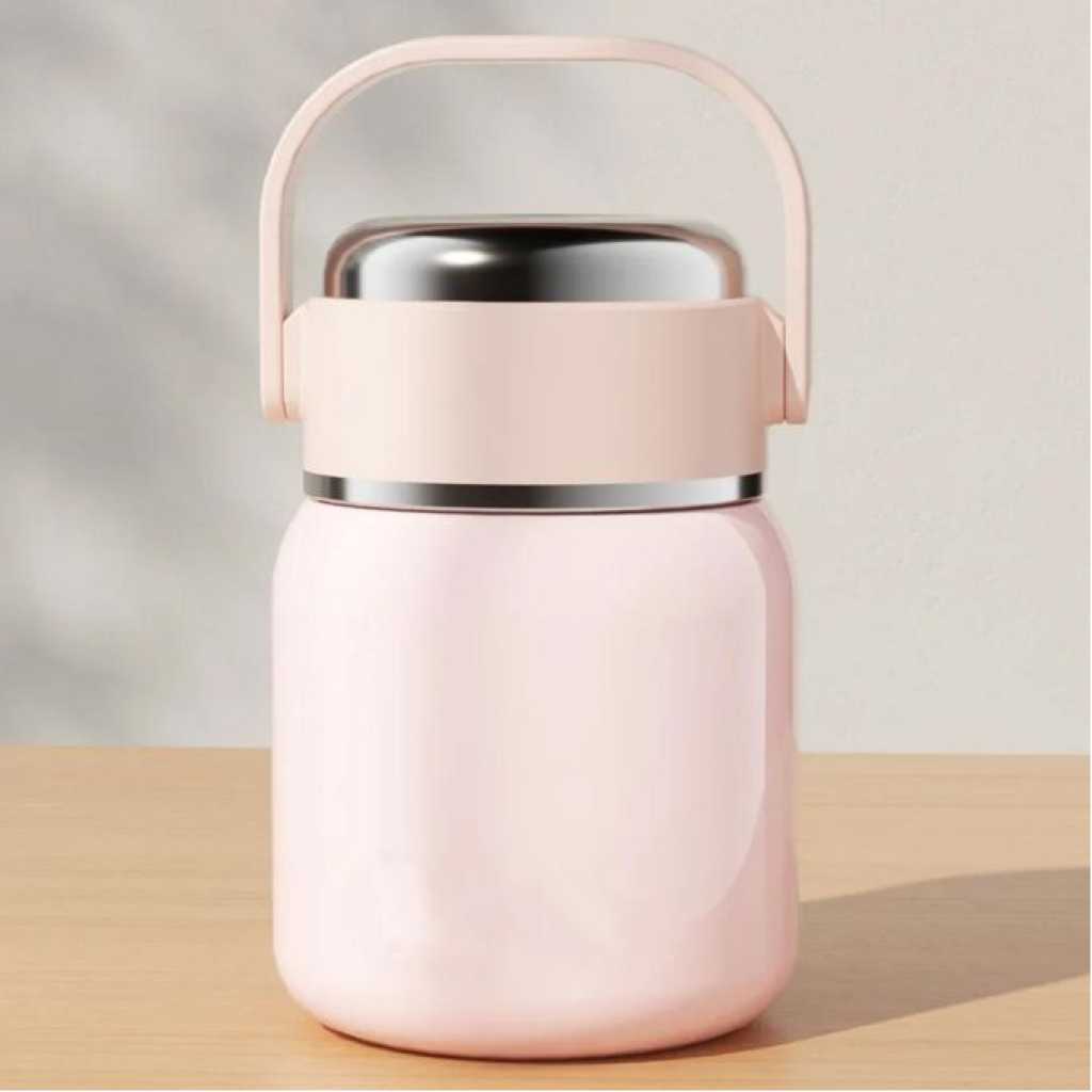 Zego Vacuum stainless steel stewing beaker Food Flask stewing pot, portable insulation barrel Food Container Lunch Box home and work
