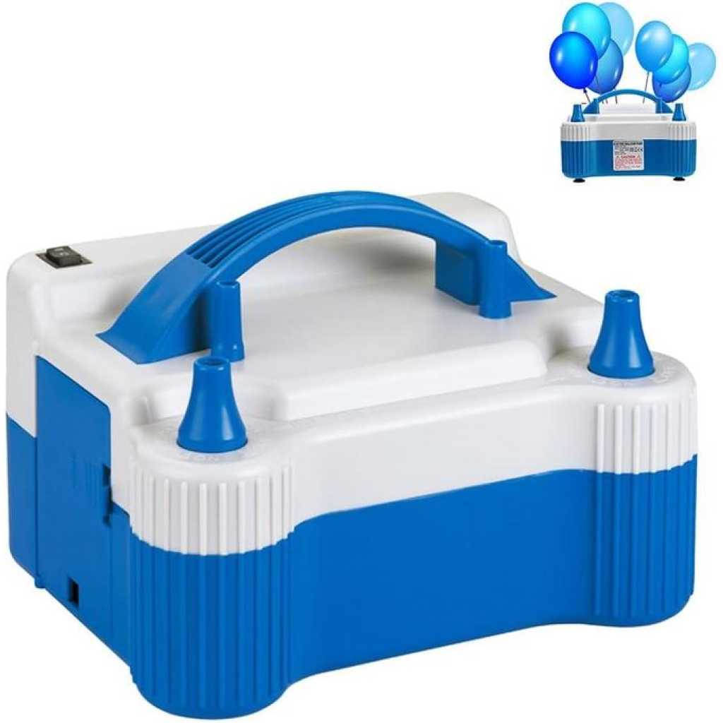 ortable Dual Nozzle Electric Balloon Blower Plastic Air Pump, Electric Household Balloon Inflator Air Pump Blower for Birthday, Wedding Decoration