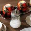 9 oz Glass Sugar Shaker Pourer Restaurant And Diner Style Bottle Sugar Bowl