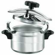 Regina 20L Stainless Steel Pressure Cooker Saucepan Pot Cookware- Silver.