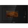 Hisense 25 - Litres Built-In Solo Microwave Oven B25MOBX7; 900W, Grill, Digital Display, Satety Switch, Defrost, Auto Programmes, Inox Interior - Black