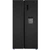 CHiQ 730L CSS730NPIK3 Side-By-Side Fridge, Inverter and No Frost Technology, Water Dispenser, LED Display (Black)