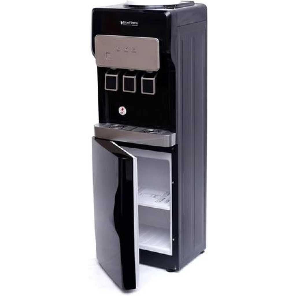 Blueflame Water Dispenser Hot Cold And Normal With Storage Cabinet BF220WD - Black