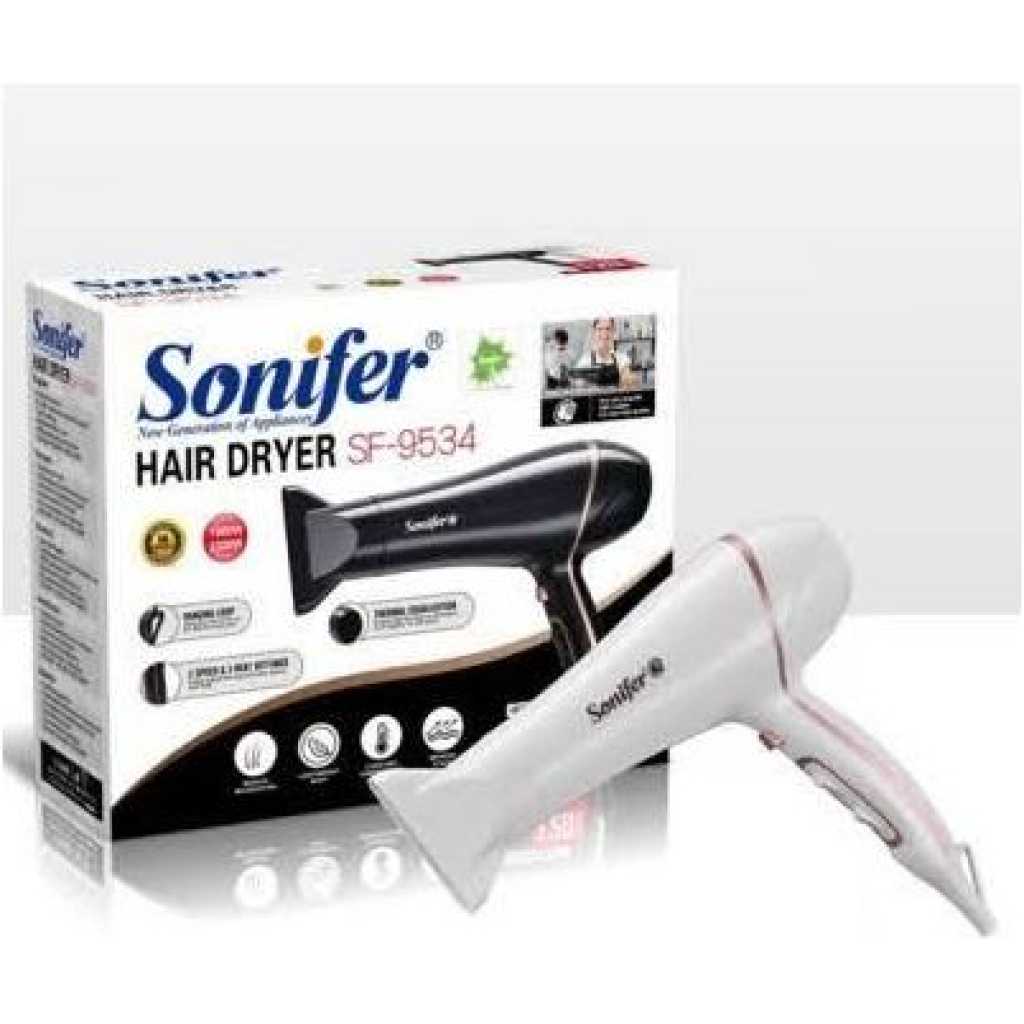 Sonifer Professional Ionic Salon Hand Blow Dryer Hair Dryer -Multicolor