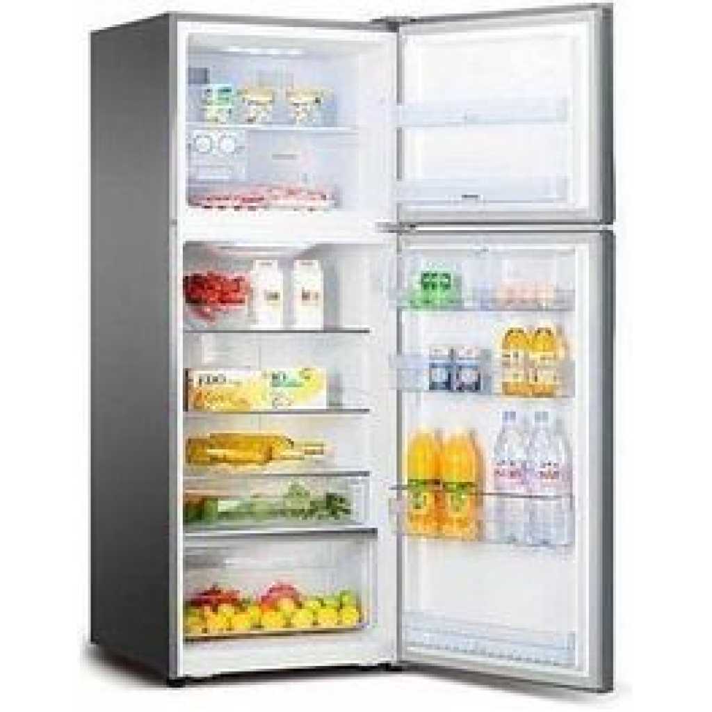 SPJ 160 Liters Fridge, Double Door Top Freezer Defrost Refrigerator – Silver