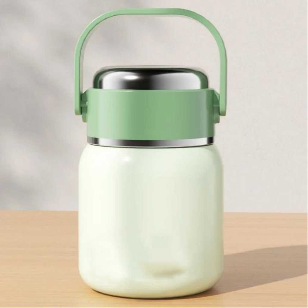 Zego Vacuum stainless steel stewing beaker Food Flask stewing pot, portable insulation barrel Food Container Lunch Box home and work