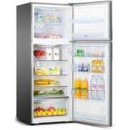 SPJ 140 Liters Fridge, Double Door Top Freezer Defrost Refrigerator – Silver