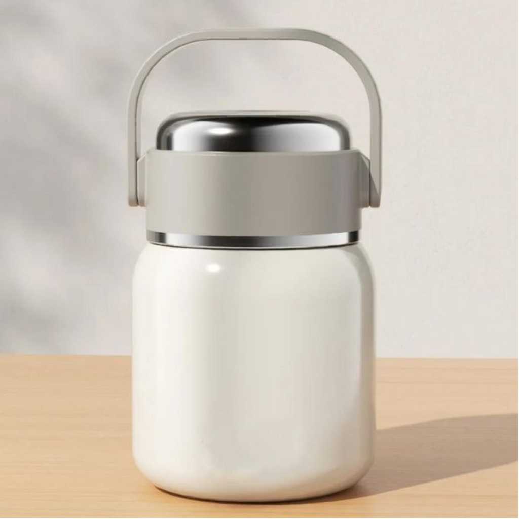 Zego Vacuum stainless steel stewing beaker Food Flask stewing pot, portable insulation barrel Food Container Lunch Box home and work