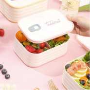 Eco-Friendly Natural Reusable Lunch Box Set Food Storage Container