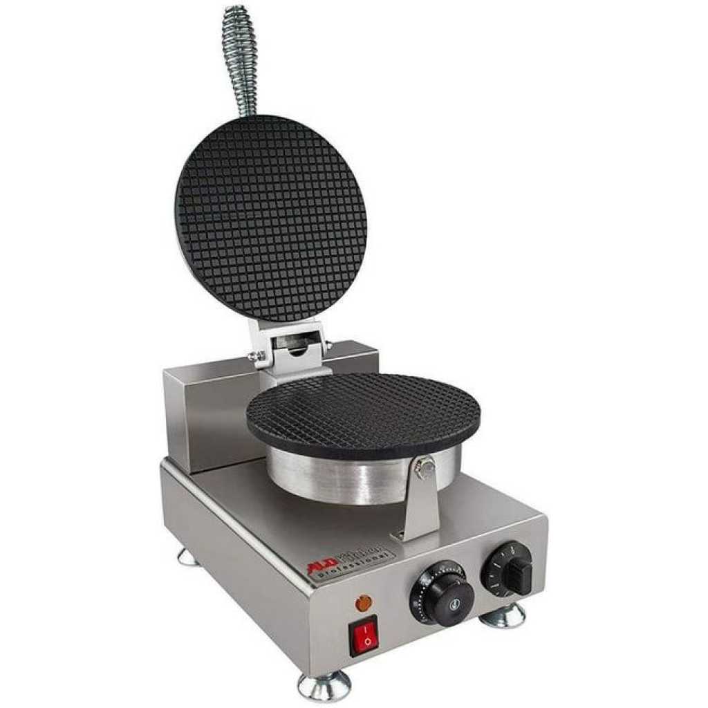 Commercial Bubble Cone Waffle Maker 1000W Nonstick Coating Surface Stainless Steel Egg Roll Machine with Adjustable Temperature and Time Controlfor Restaurant Bakeries Iron Maker