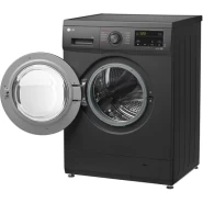 LG F4J3TYG6J 8kg Front Load Washing Machine, Black