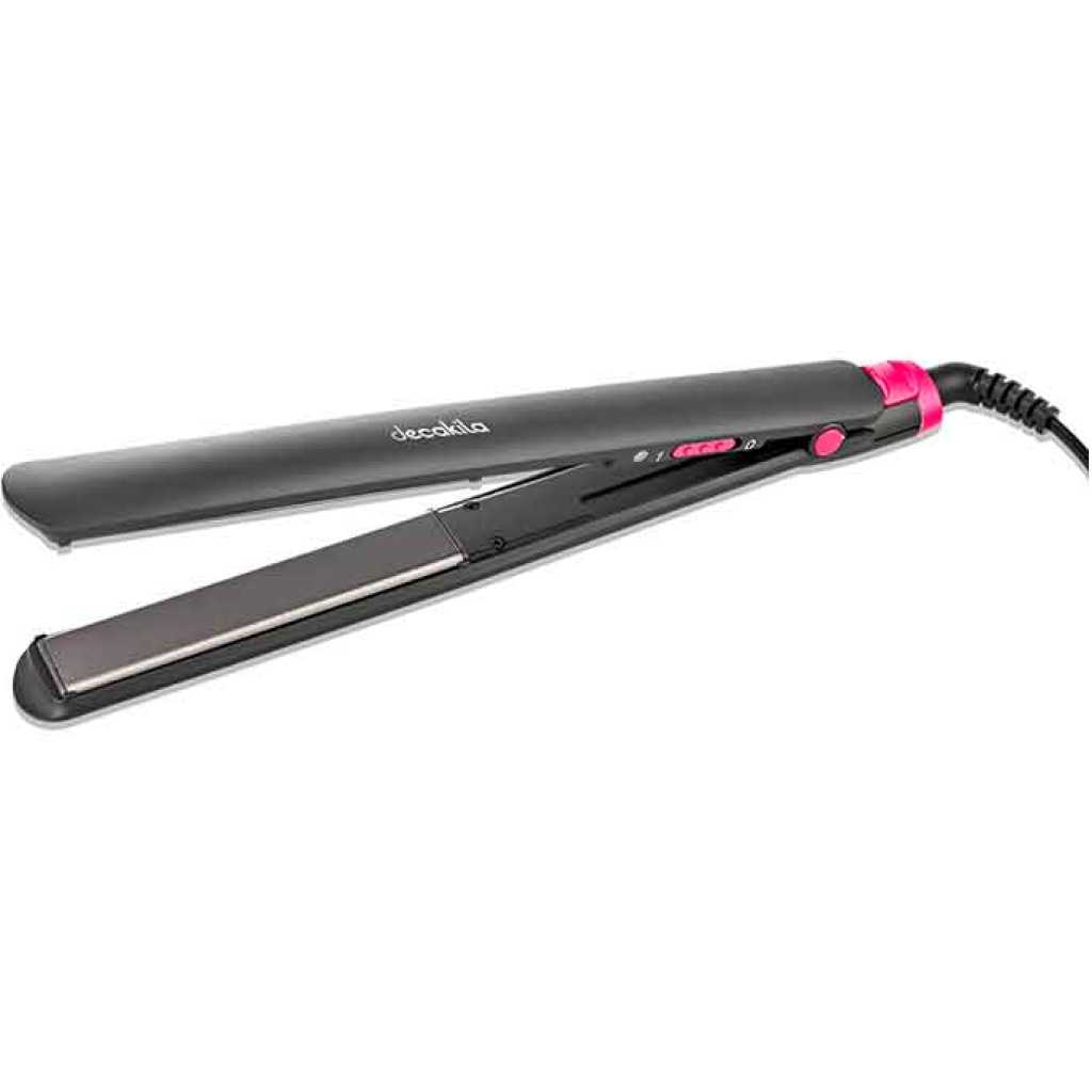 Decakila Hair Straightener 43W Ceramic Coating 2.5CM Flat Iron Electric Temperature Control KEHS034B