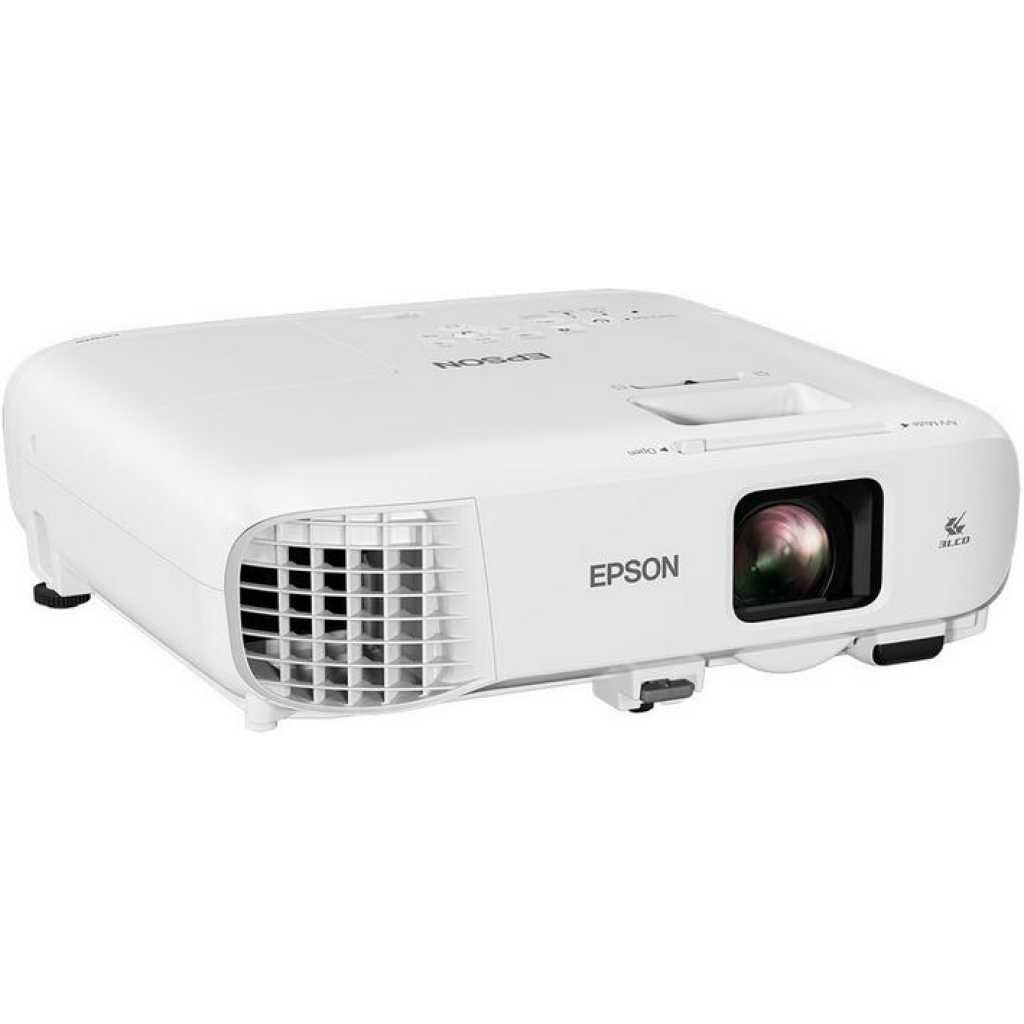 Epson EB-E20 Projector – 3400 Lumens 12000 Lamp hours XGA – White