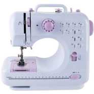 Decakila Mini Sewing Machine With 12 Built-in Stitch Patterns 4 AA Batteries, Double Thread, Double Speed KUTT031W