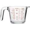 350ml Glass Measuring Cup, 1 1/3-Cup Tempered Glass Liquid Measuring Cups, 12oz With Handle And 3 Scales (OZ, Cup, ML), Transparant, Dishwasher, Freezer, Microwave, And Preheated Oven Safe