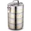 26CM Stainless Steel Air Tight 5 Layers Food Container Carrier Lunch Box Tiffin -Silver