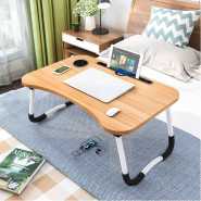 Foldable Computer Laptop Stand Bed Table Lap Desk Stand,Serving Tray Dining Table with Slot, Notebook Stand Holder, Bed Tray Laptop Desk With Cup Holder For Eating Breakfast,Working,Watching Movie on Bed/Couch/Sofa/Floor