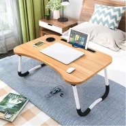 Foldable Computer Laptop Stand Bed Table Lap Desk Stand,Serving Tray Dining Table with Slot, Notebook Stand Holder, Bed Tray Laptop Desk With Cup Holder For Eating Breakfast,Working,Watching Movie on Bed/Couch/Sofa/Floor