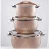 3 Pieces Of Event Lasting Insulation Insulated Hot Pot Luxury Serving Casserole Stainless Steel Lunch Box Set