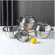 Large Capacity Food Thermo Container Casserole 4 Pcs 2L 3L 4L 5L Thermal Insulated Hot Pot Food Warmer Set