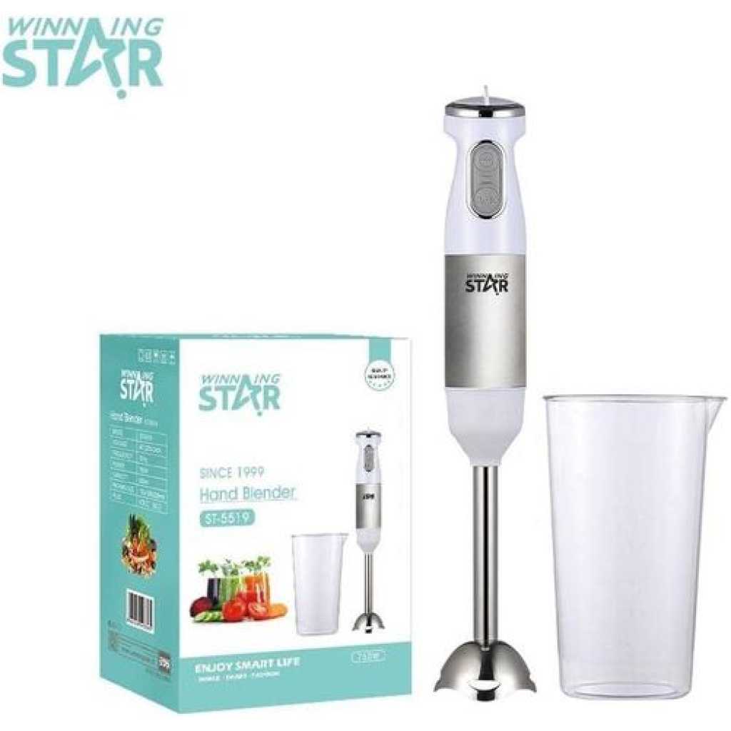 Winningstar Manual Electric Mixer Egg whisk Shaker Hand Blender Meat Grinder- Multicolor