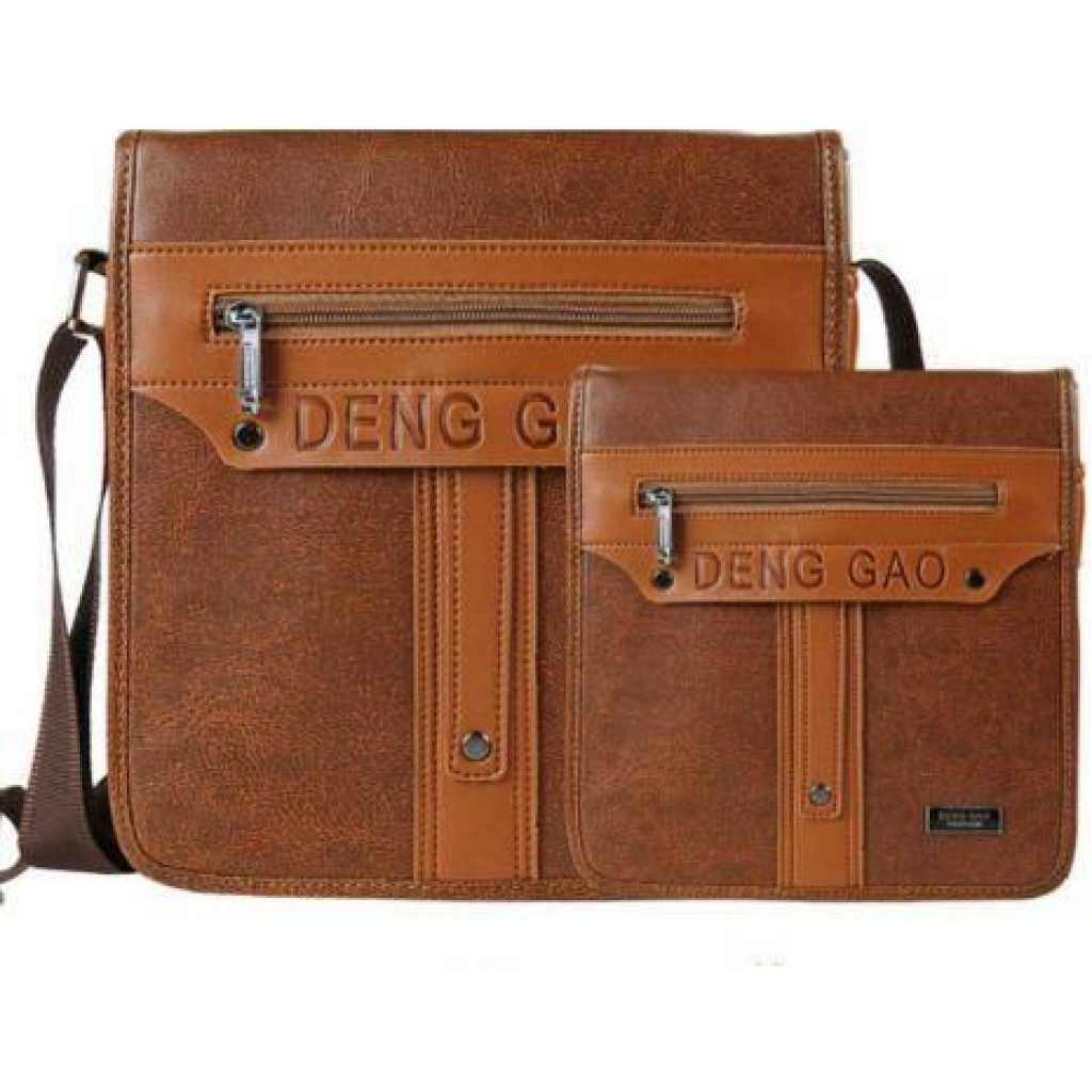 DENGGAO 3 Piece Tote Fashion Business Custom Shoulder Messenger Bags Side Travel Crossbody Bags- Multicolor