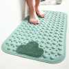 Non Slip Bath Mats For Inside Bath, Bath Mats For Inside Shower, Rectangle Shower Mat Anti Slip,Sturdy Suction Cup Attaching,Comfortable For Feet, Nonslip For Stand Up Showers And Small Bathtubs -Multicolor