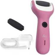 Rechargeable Callus Remover Professional Pedi feet Care for Cracked Heels Cord & Cordless Use for All Skin Types - Pink