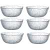 Luminarc Aspen' Ice Cream Salad Fruit Dessert Bowls Diameter 12cm (Pack of 6) -Clear