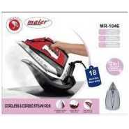 Maier 2 In 1 Cordless or Corded Hand Held Anti-Drip Ceramic Hybrid Clothes Steam Iron with Vertical Steam and Auto-Off Function- Multicolor