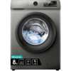 Hisense 8kg Front Loader Washing Machine 1200 RPM, 15 Wash Programs, WFQP8014EVMT - Grey