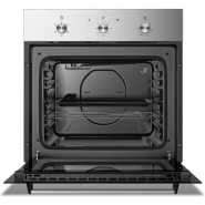 Hisense 60cm Built-in Oven HBO60202; 67-Litres, Stainless Steel Electric Oven - Silver