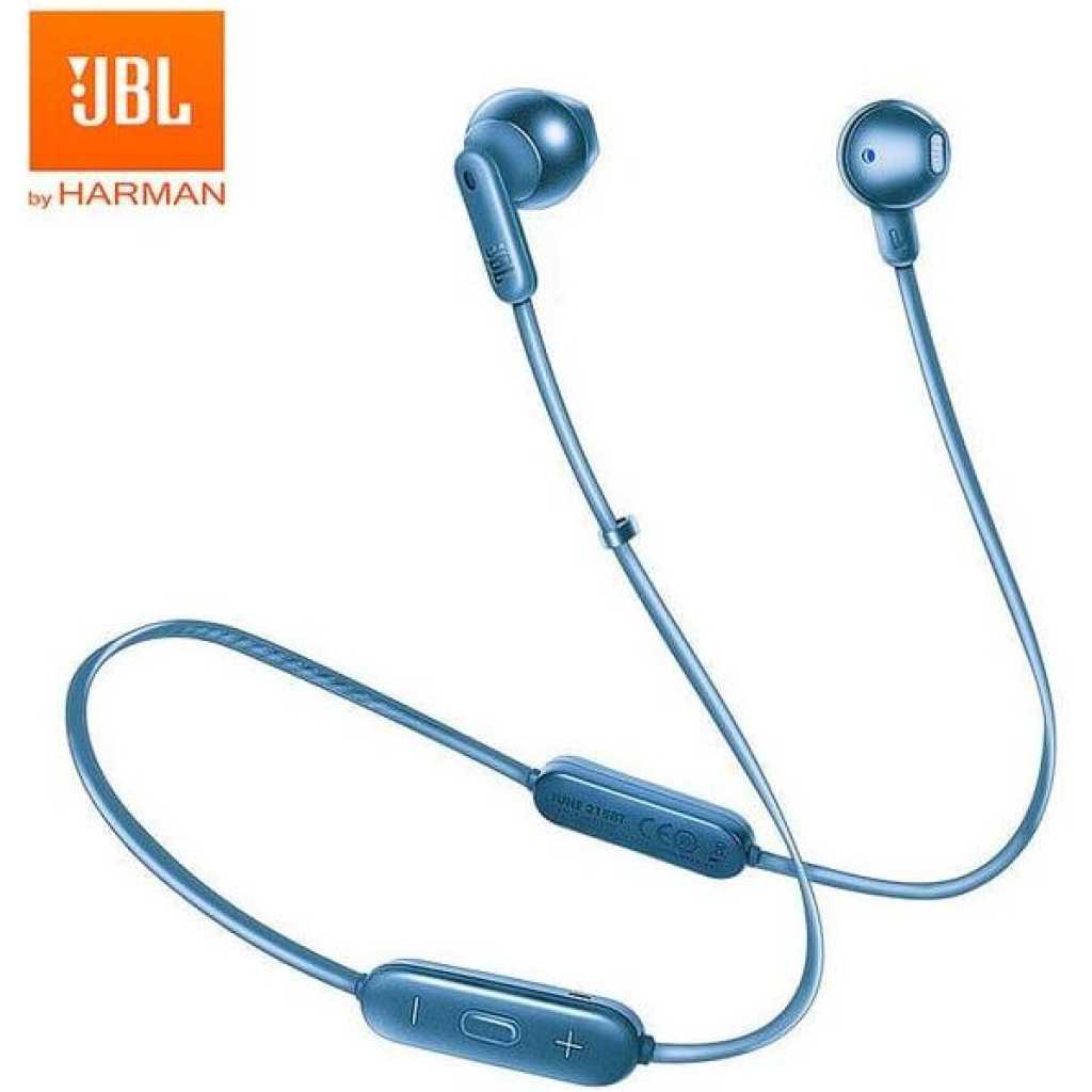 Jbl Tune 215BT, 16 Hrs Playtime with Quick Charge, in Ear Bluetooth Wireless Earphones with Mic, 12.5mm Premium Earbuds with Pure Bass, BT 5.0, Dual Pairing, Type C & Voice Assistant Support (Black)