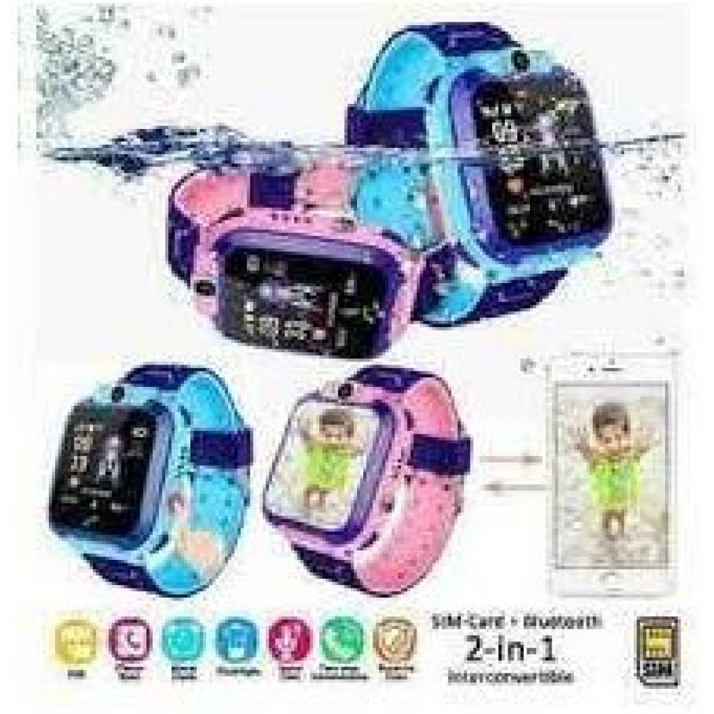 Kids Smart Watch To Follow Your Children GPS 400mAh Smart2030 C003- Multicolor