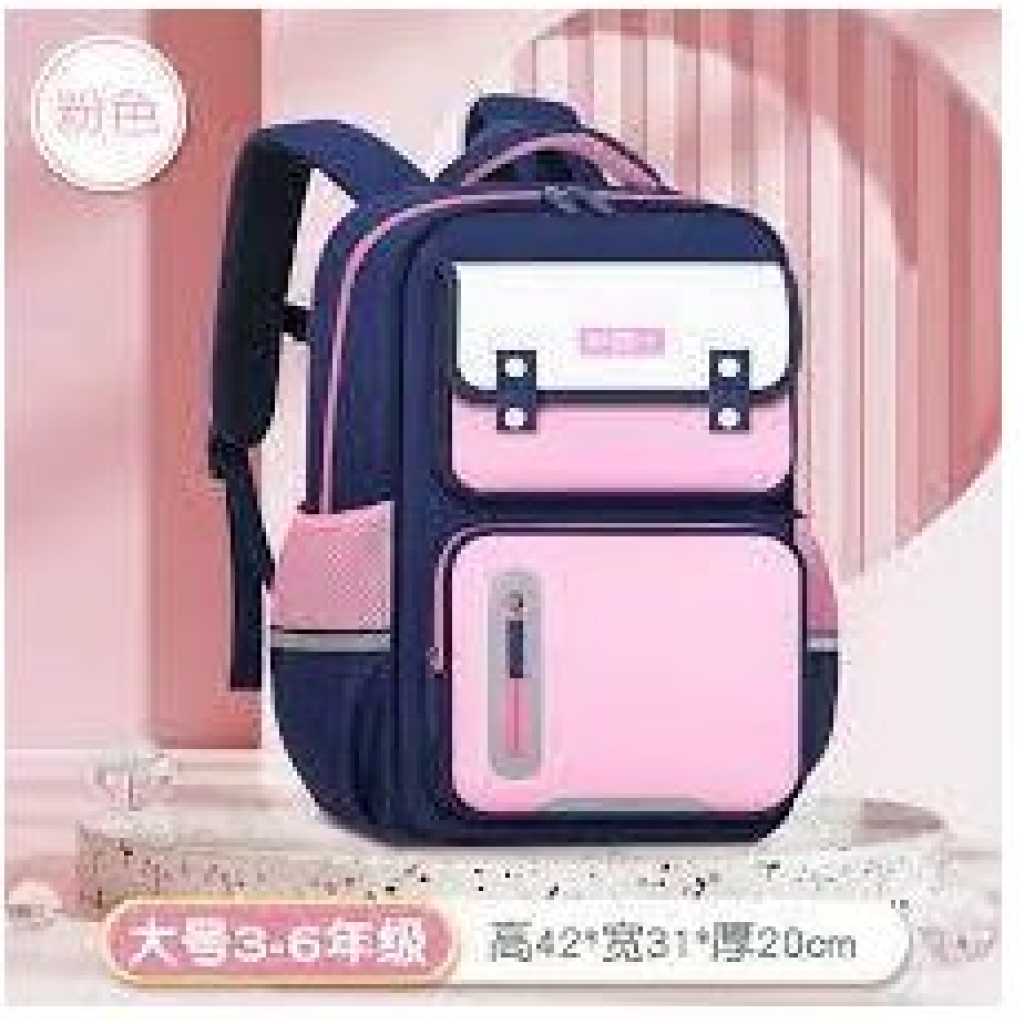 Primary School Children Bag Kids Back Care British Style 1-6 Grade Student Backpack Boys Girls Large Capacity Books MochilaSpine Care Shoulder Bag