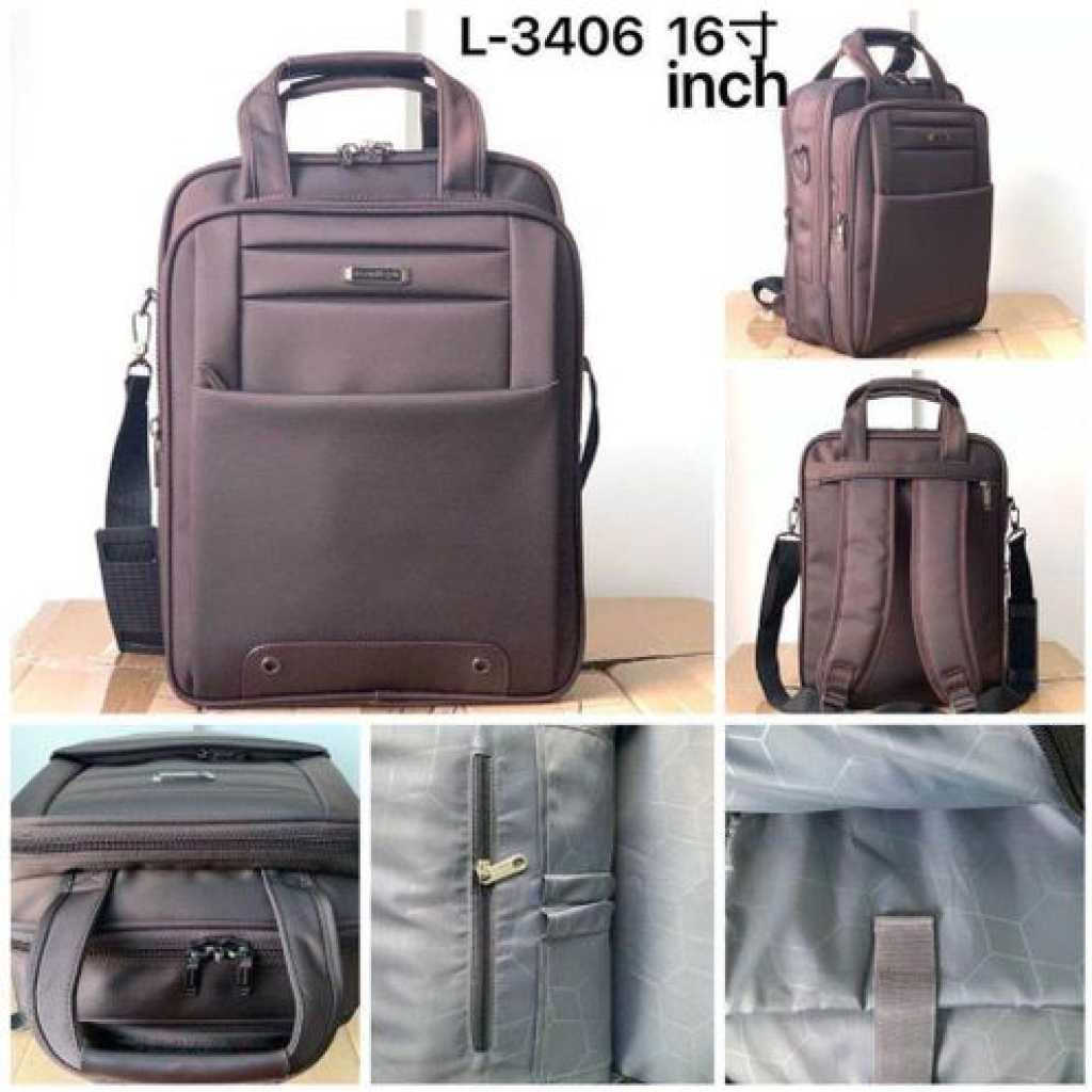 Leather Anti Theft Travel Laptop Student Bookbag Backpack Bag 16 Inch, Multi-Colours