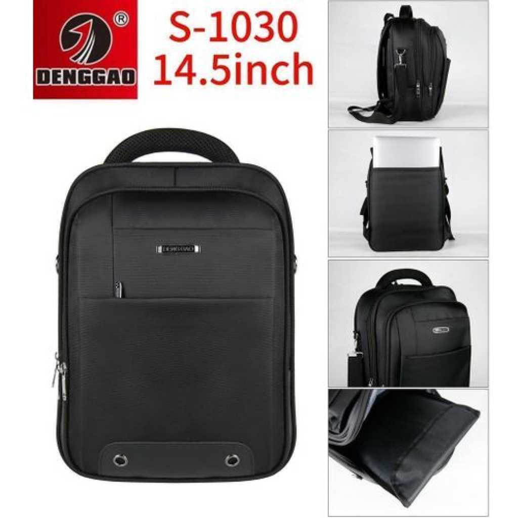 DENGGAO 14 Inch Laptop Backpack, Anti Theft Travel Backpack with USB Charging Port, Water Resistant Lightweight Computer Daypack Fits Macbook Up to 14inch for Women- Black