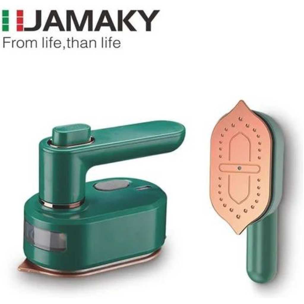 Jamaky Mini Travel Dry And Wet Iron 180C -Green.