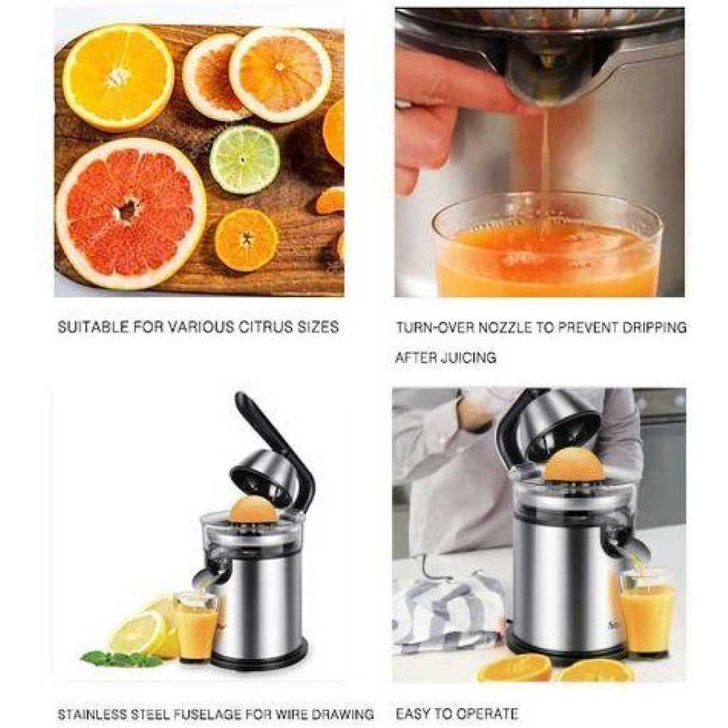 Sonifer Stainless Steel Manual Juicer Fruit Lemon Orange Citrus Press Squeezer, Extractor Blender