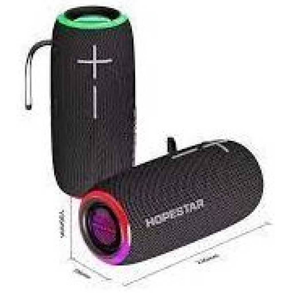 Hopestar P35 Bluetooth Waterproof Outdoor Wireless Speaker - Black