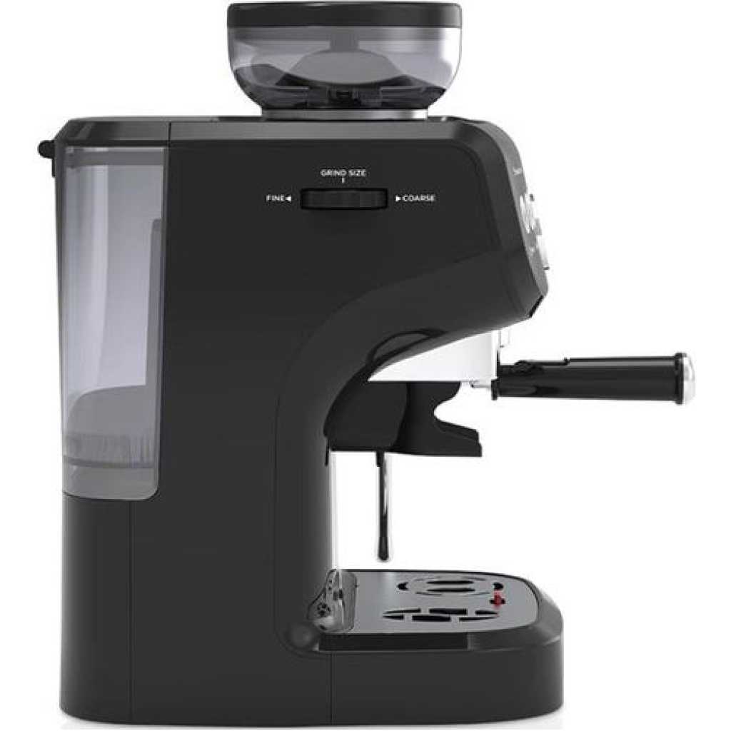 Saachi 19 Bar High Pressure Pump Coffee Maker Machine 2 Litre- Black