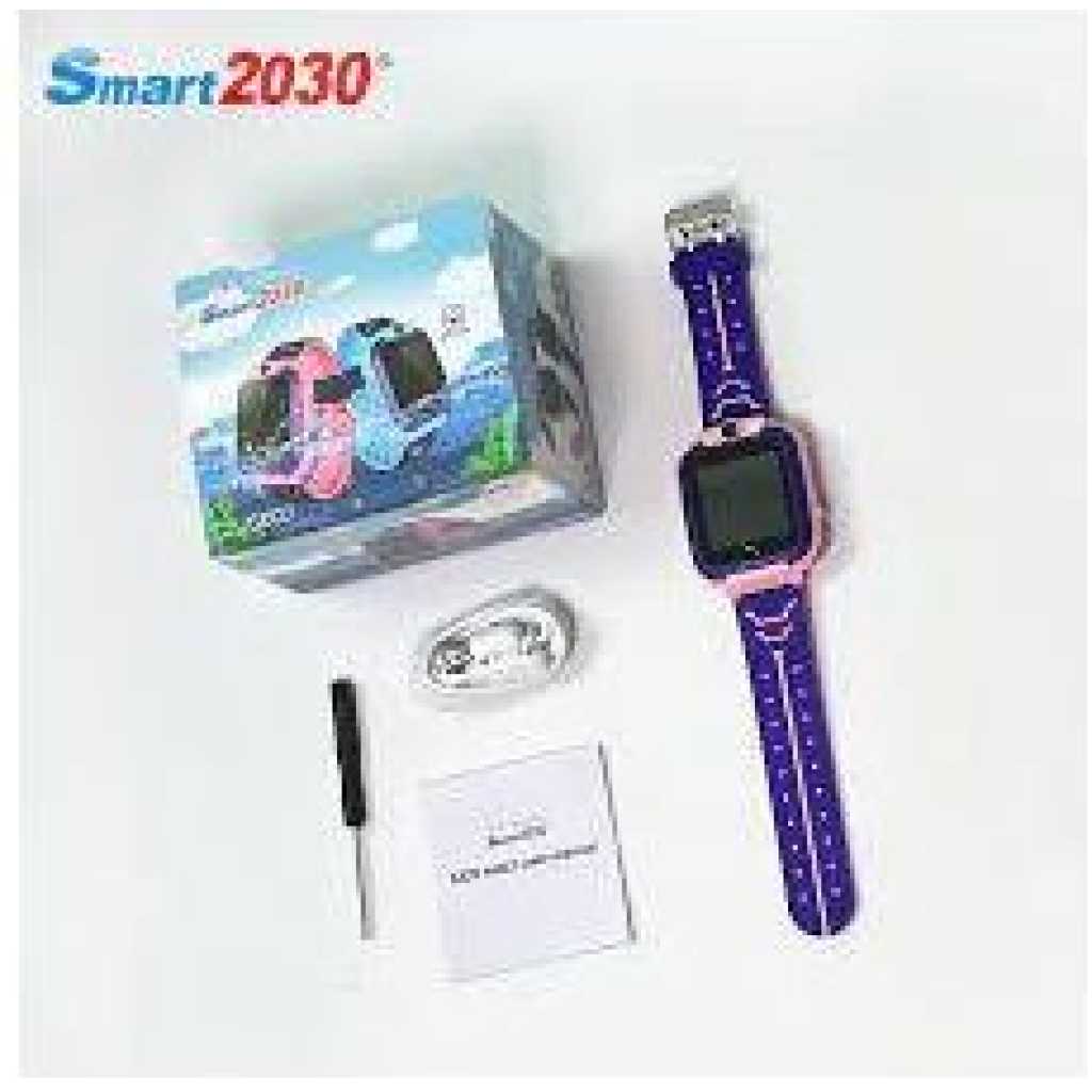 Kids Smart Watch To Follow Your Children GPS 400mAh Smart2030 C003- Multicolor