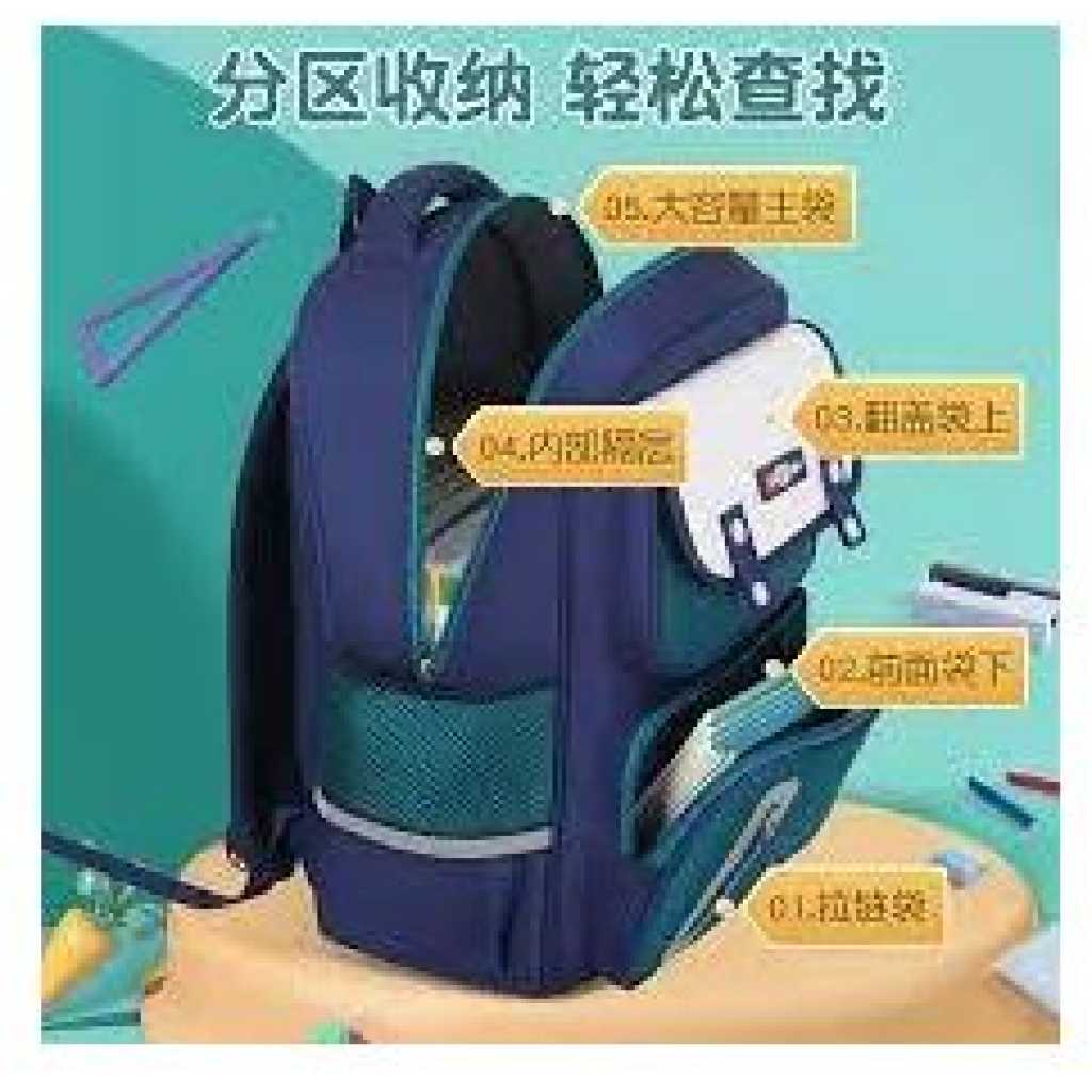 Primary School Children Bag Kids Back Care British Style 1-6 Grade Student Backpack Boys Girls Large Capacity Books MochilaSpine Care Shoulder Bag