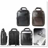 Leather Anti Theft Travel Laptop Student Bookbag Backpack Bag 16 Inch, Multi-Colours