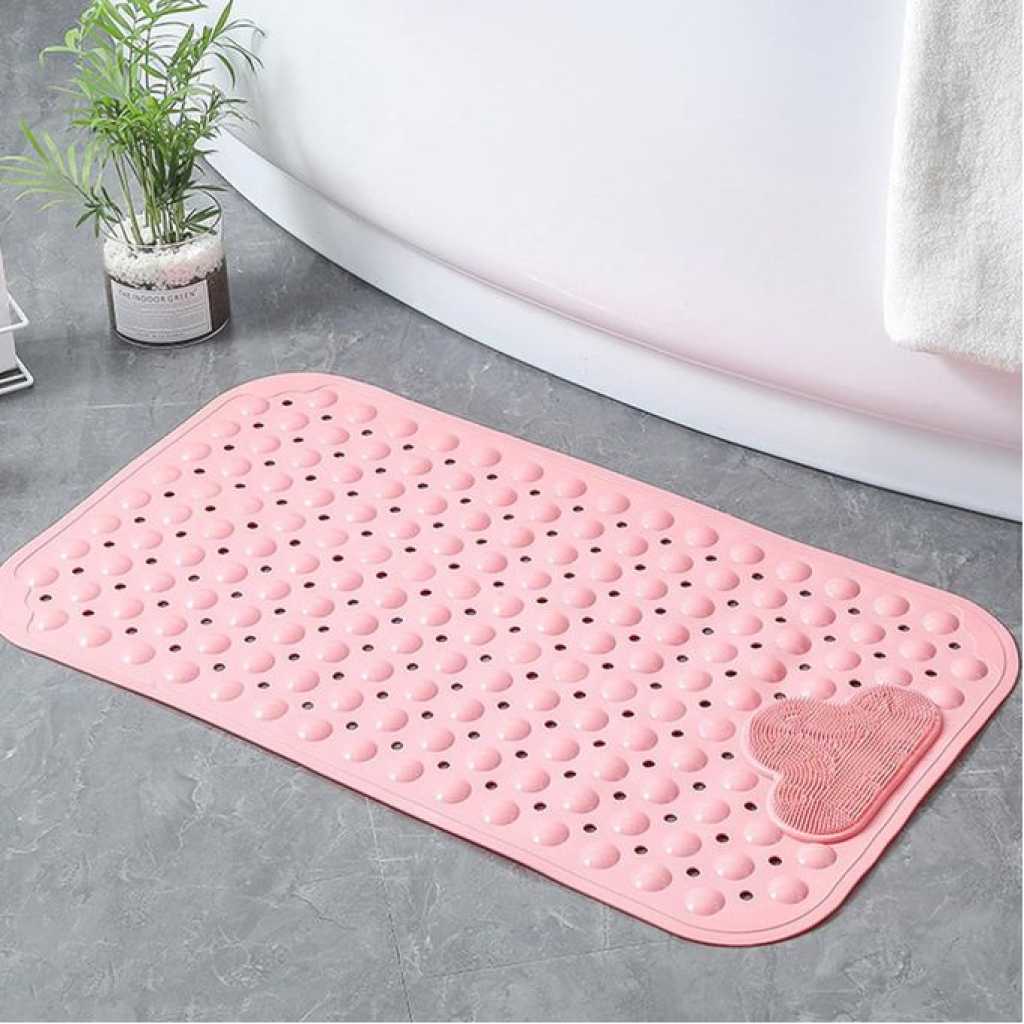 Non Slip Bath Mats For Inside Bath, Bath Mats For Inside Shower, Rectangle Shower Mat Anti Slip,Sturdy Suction Cup Attaching,Comfortable For Feet, Nonslip For Stand Up Showers And Small Bathtubs -Multicolor