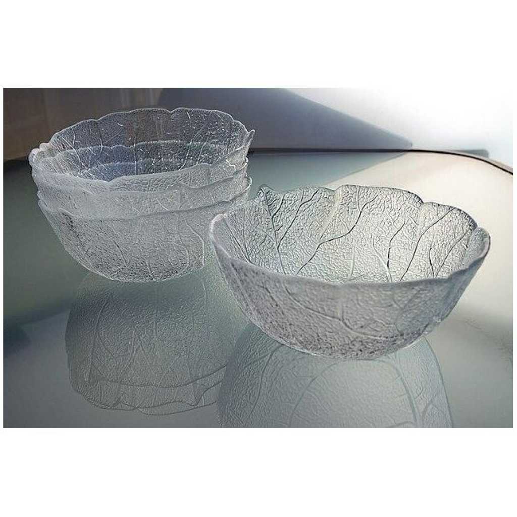 Luminarc Aspen' Ice Cream Salad Fruit Dessert Bowls Diameter 12cm (Pack of 6) -Clear