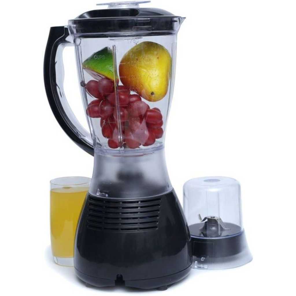 Pixel 1.5 Litres Jar Blender, 2 In1 Double - Black