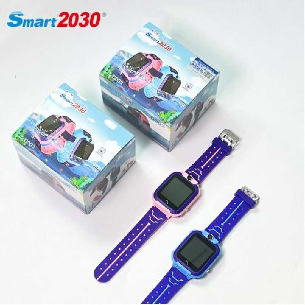 Kids Smart Watch To Follow Your Children GPS 400mAh Smart2030 C003- Multicolor