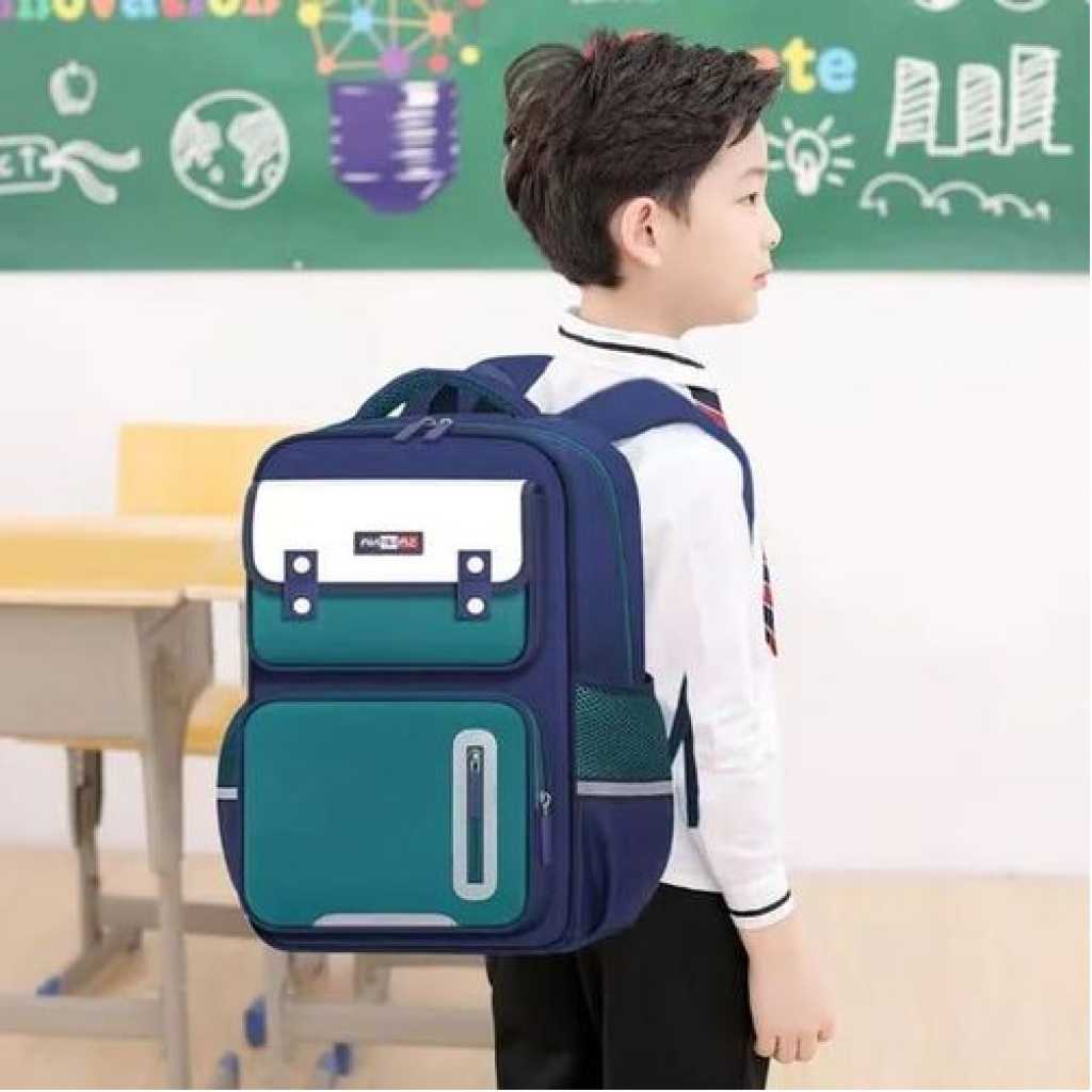 Primary School Children Bag Kids Back Care British Style 1-6 Grade Student Backpack Boys Girls Large Capacity Books MochilaSpine Care Shoulder Bag